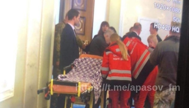 Нардепа Шухевича из Рады забрали медики