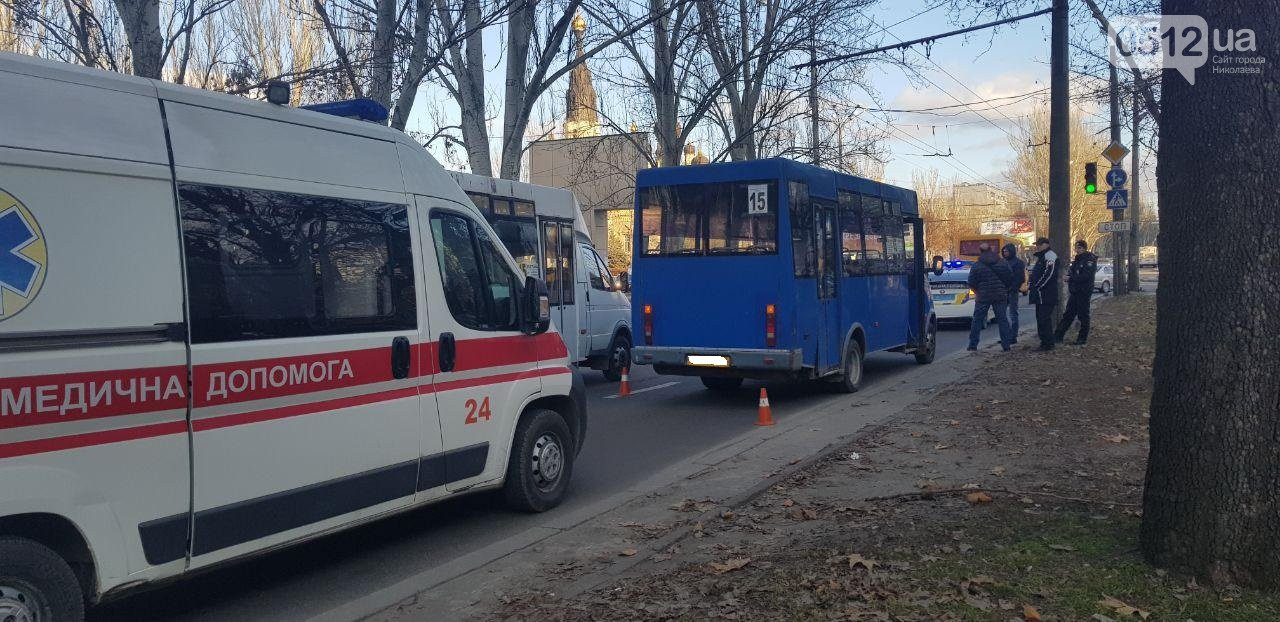 Николаевская маршрутка сбила пешехода