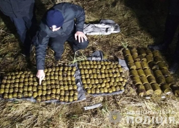 Житель Хмельницкой области нашел три мешка гранат