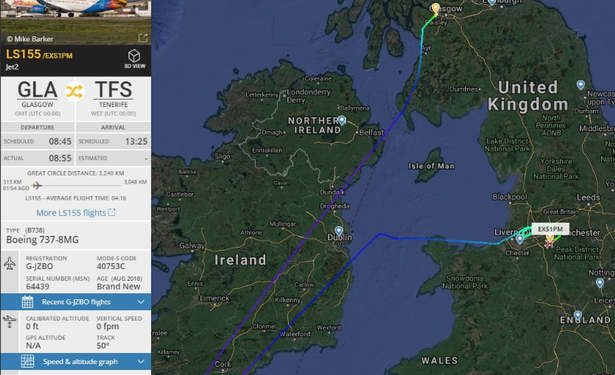 Из-за отсутствия воды для чая и кофе на борту самолет, летевший из Великобритании на Канарские острова, сделал крюк и вернулся