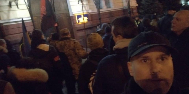 В Николаеве прошла акция «Бандера, вставай!»