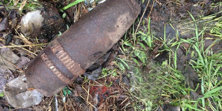 В Николаеве в переулке Танкистов нашли артснаряд