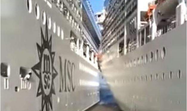 “Слегка соприкоснувшись рукавами”. В Аргентине столкнулись круизные лайнеры