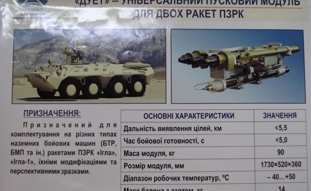 В Украине создали боевой модуль для мобильного ЗРК