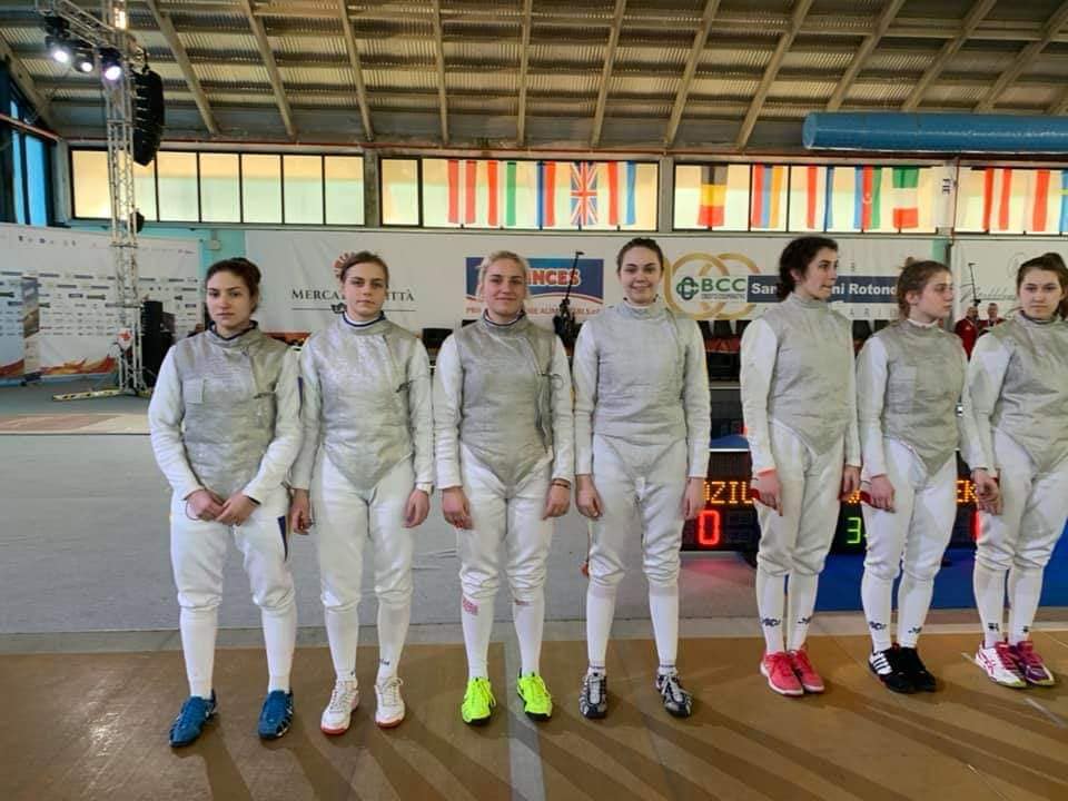 Юные рапиристки из Николаева помогли Украине добыть командную «бронзу» на чемпионате Европы 7