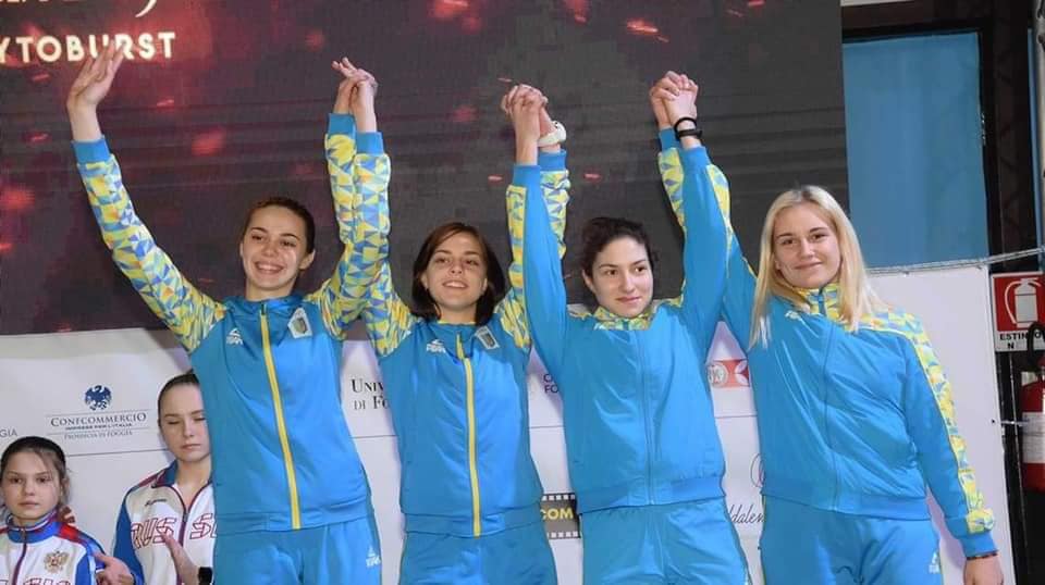 Юные рапиристки из Николаева помогли Украине добыть командную «бронзу» на чемпионате Европы 9