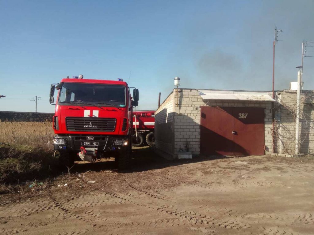 Пожар камыша на Николаевщине едва не перекинулся на жилые дома и гаражи 11