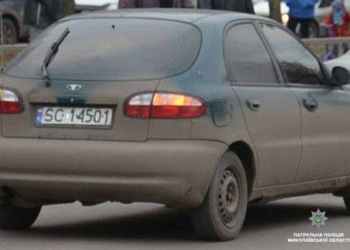 В Николаеве полиция разыскивает водителя на “евробляхах”, который скрылся с места ДТП