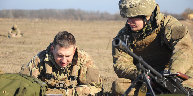 Николаевские морские пехотинцы провели очередные учения по тактической подготовке