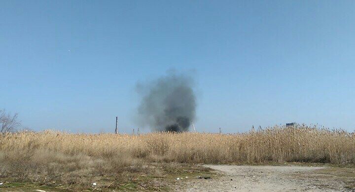 Пожар камыша на Николаевщине едва не перекинулся на жилые дома и гаражи 9