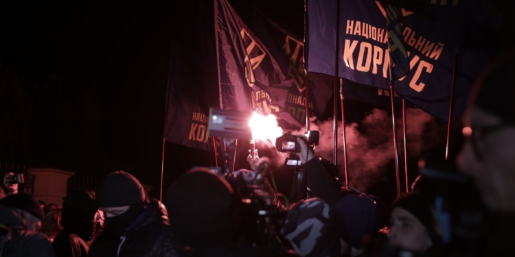 «Нацкорпус» пришел «брать под стражу» сына первого заместителя секретаря СНБО