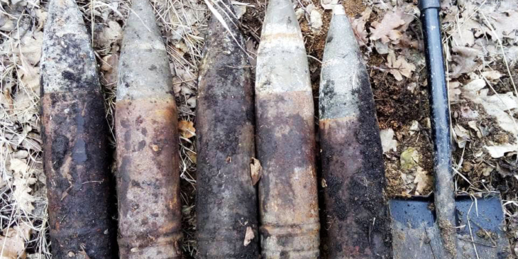 На Николаевщине обезвредили 6 артснарядов