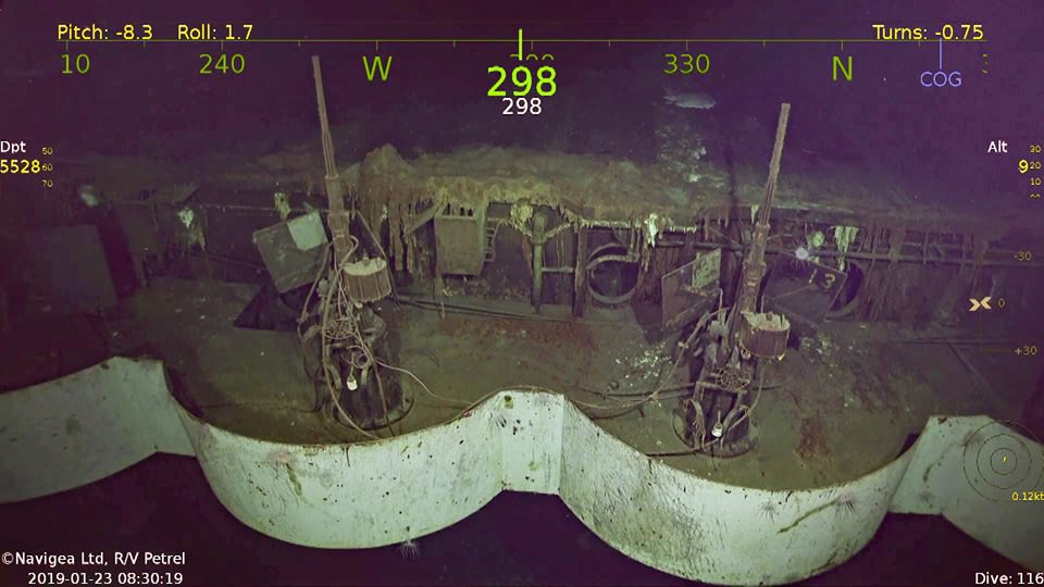 На дне Тихого океана нашли затонувший в 1942 году американский авианосец "Хорнет" 5
