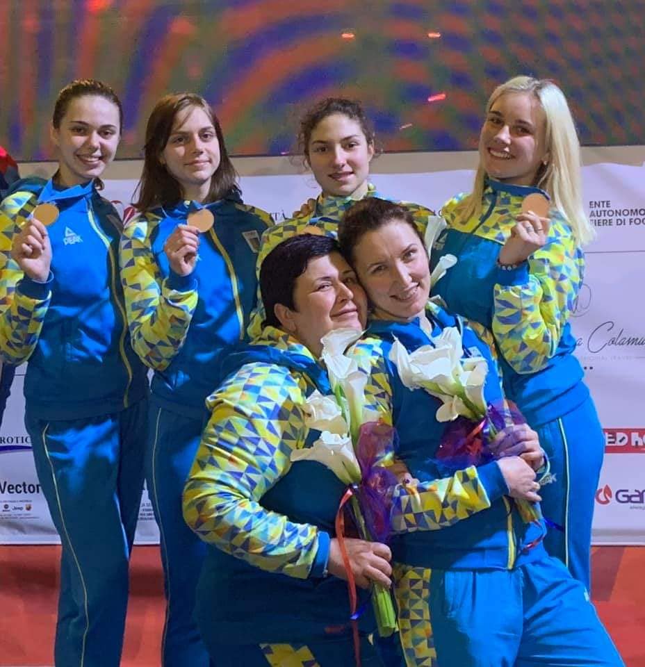 Юные рапиристки из Николаева помогли Украине добыть командную «бронзу» на чемпионате Европы 13
