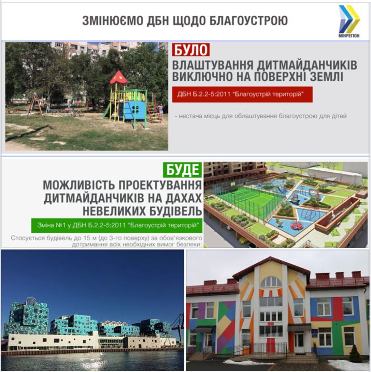 В Украине разрешили размещать детские площадки на крышах. Но не очень высоко 1