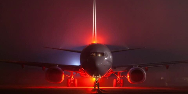 Николаевский аэропорт впервые принял и отправил ночной пассажирский рейс