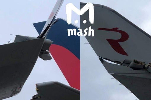 В аэропорту Москвы столкнулись два пассажирских Boeing 3