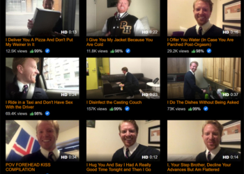 Пользователи Pornhub полюбили канал без секса. Его автор моет посуду и целует на ночь