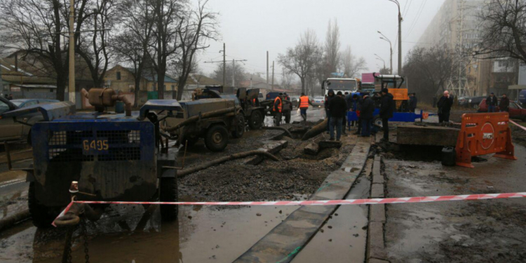 В Одессе половина города осталась без воды из-за аварии на трубопроводе