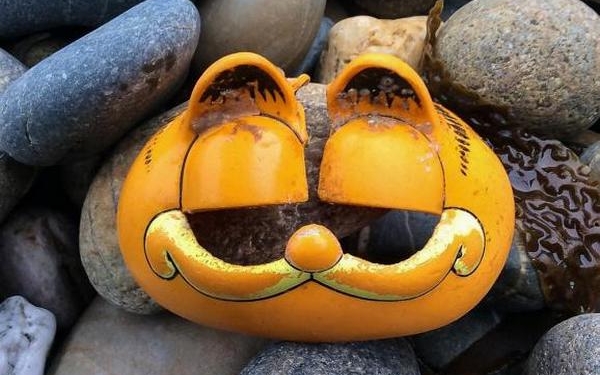 Тайна французского пляжа, где более 30 лет находят игрушечные телефоны в виде кота Гарфилда, раскрыта