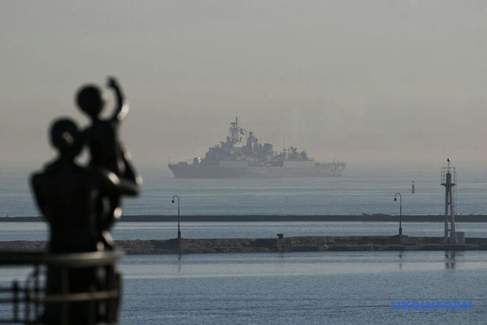 В Одессу зашли турецкие военные корабли 1
