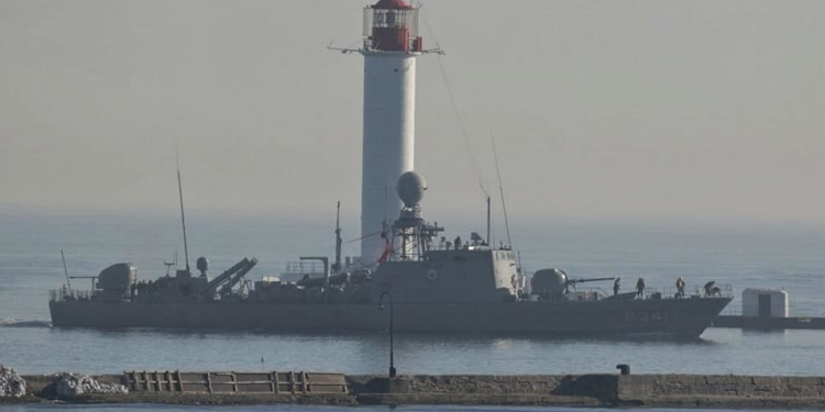 В Одессу зашли турецкие военные корабли