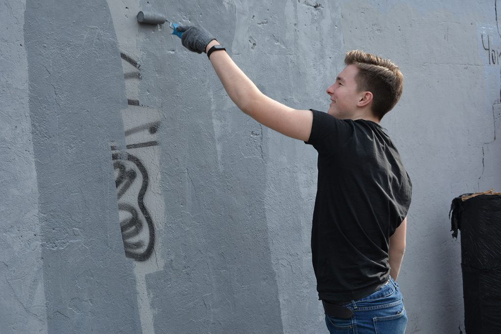 WorkFest на Масленицу: молодежь Николаева восстановила креативное пространство «Понтон», разрушенное вандалами 11