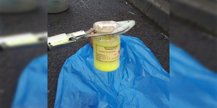 В Минске в мусорном баке  нашли ведро радиоактивного урана: видео
