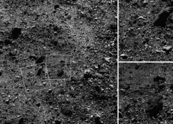 Зонд NASA передал на Землю новые снимки поверхности астероида Бенну