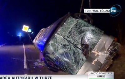 В Польше перевернулся автобус с украинцами, есть жертвы