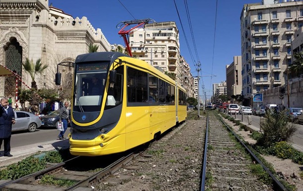 В Египте запустили украинский трамвай 1