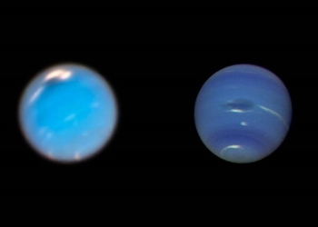 Hubble снял рождение гигантского шторма на Нептуне