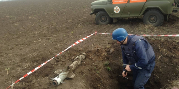 На Николаевщине обезвредили два взрывоопасных предмета