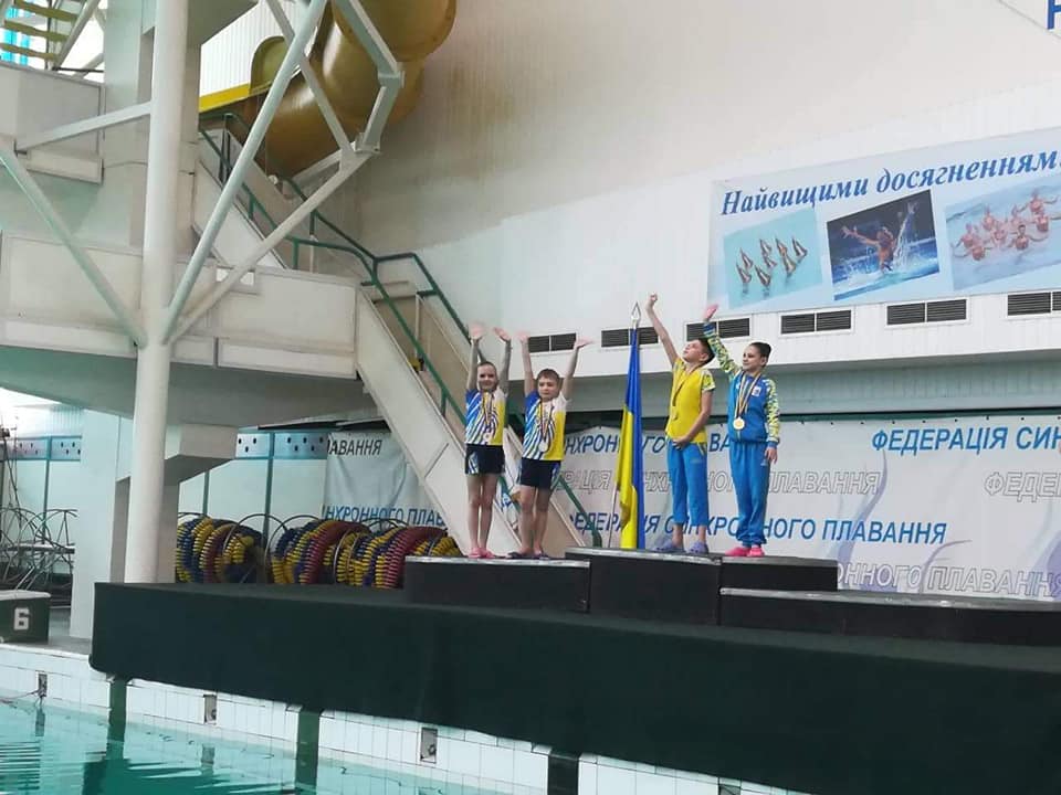 Николаевские юниоры заняли третье место на Чемпионате Украины по синхронному плаванию 5