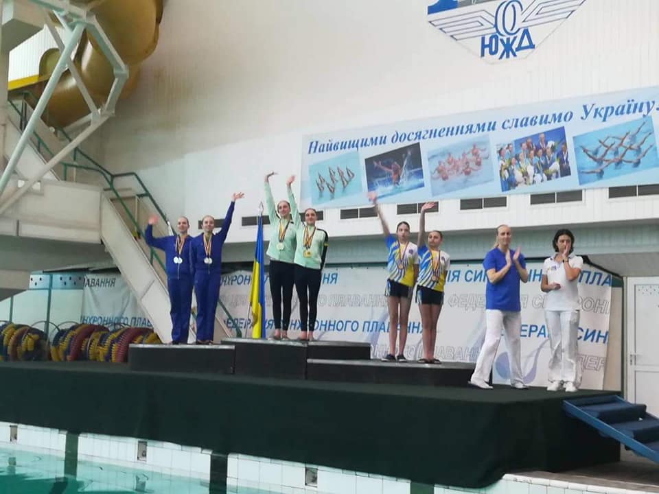 Николаевские юниоры заняли третье место на Чемпионате Украины по синхронному плаванию 7