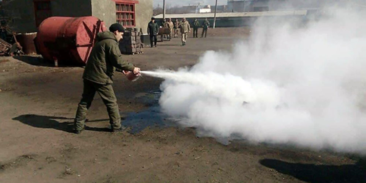 Спасатели провели учения на базе Вознесенской исправительной колонии