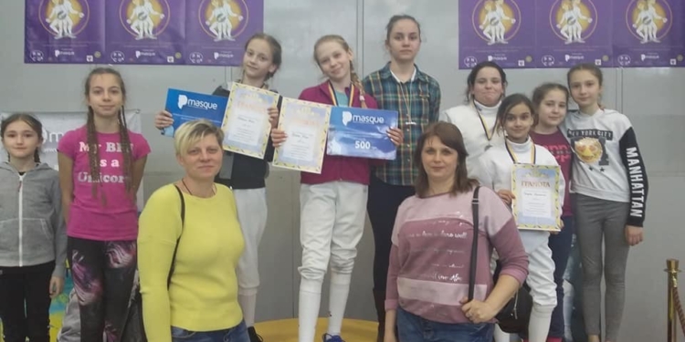 Николаевские рапиристы завоевали медали на всеукраинских соревнованиях по фехтованию в Киеве