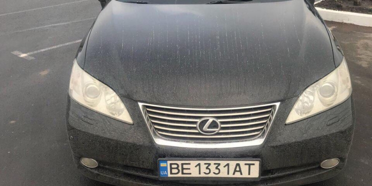 Полиция ищет автомобиль Lexus ES 350, похищенный в Центральном районе Николаева