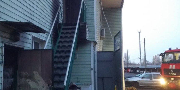 Пожар на рассвете. В Николаеве горела сауна