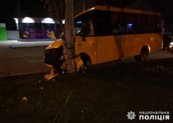 Во вчерашней аварии маршрутки в Николаеве пострадало четверо пассажиров. Правоохранители ищут свидетелей ДТП