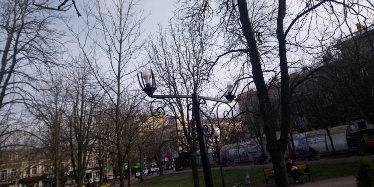 Николаевские вандалы добрались до Каштанового сквера