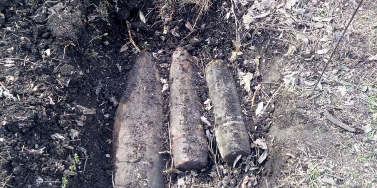 В Николаевской области обезвредили 3 артснаряда