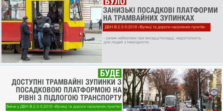 В Украине хотят строить трамвайные остановки с платформами