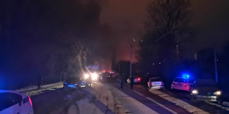 В Кропивницком взорвалась заправка. Часть города отключена от электроснабжения