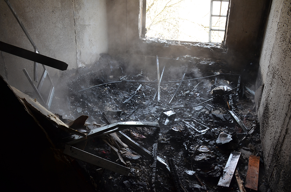 По непонятной причине на Николаевщине выгорела комната в многоэтажке 7