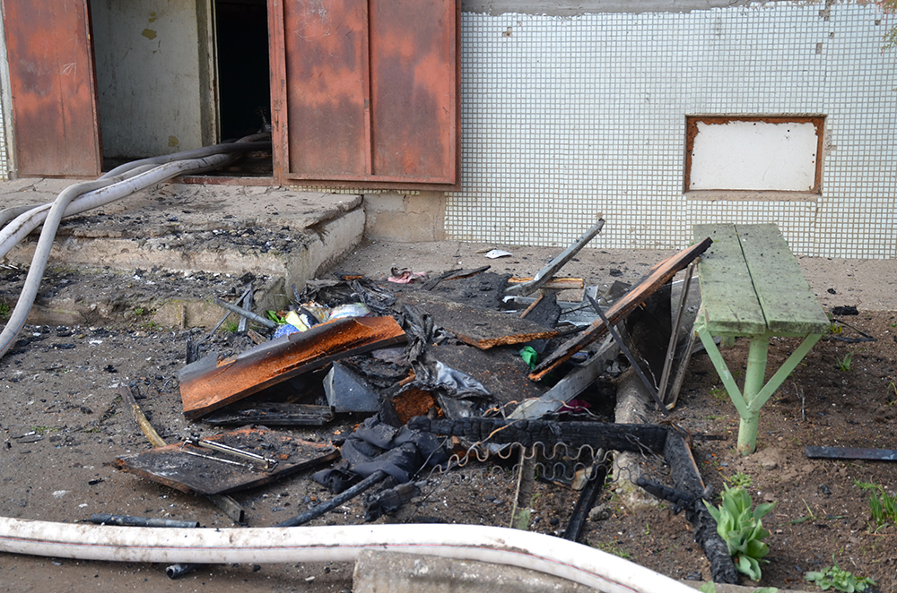 По непонятной причине на Николаевщине выгорела комната в многоэтажке 17