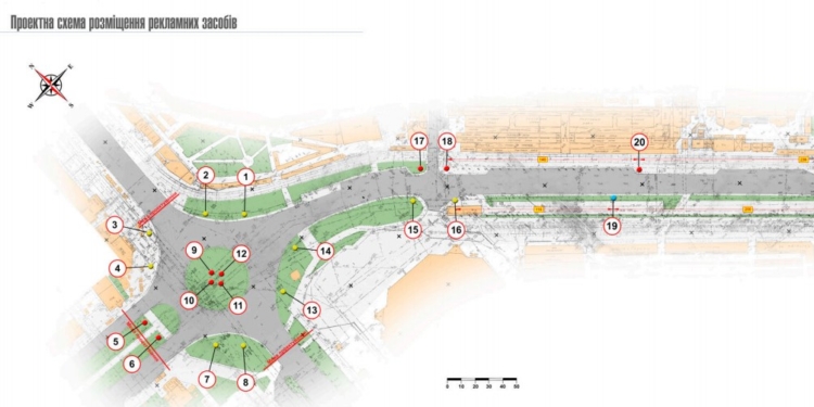 Исполком принял схему размещения рекламы по проспекту Мира – уберут около 100 конструкций