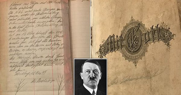 В Германии показали дневник офицера Третьего Рейха с картой сокровищ 1