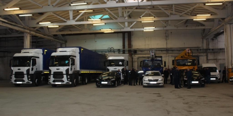 Автопарк Южно-Украинской АЭС пополнился 30 единицами новой техники