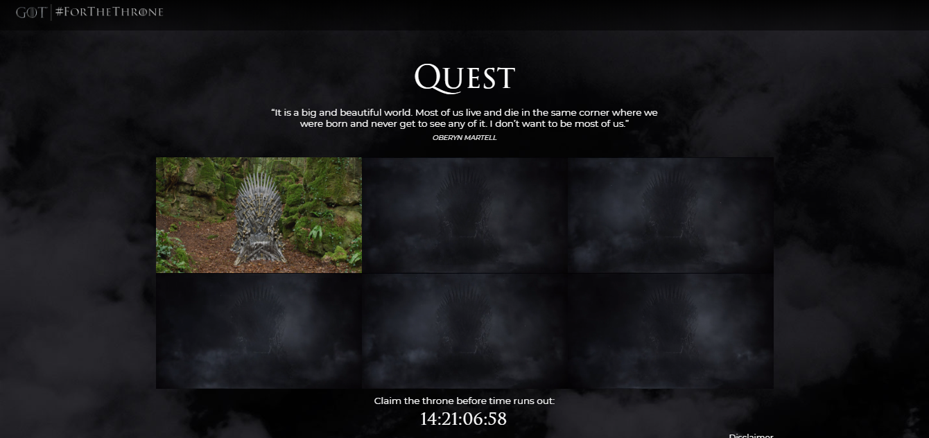 HBO запустил квест для фанатов «Игры престолов»